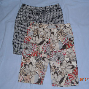 2 pair vintage bermuda shorts
